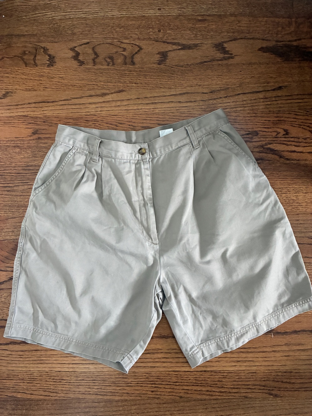 Vintage Woolrich Khaki/Tan Chino Pleated Shorts